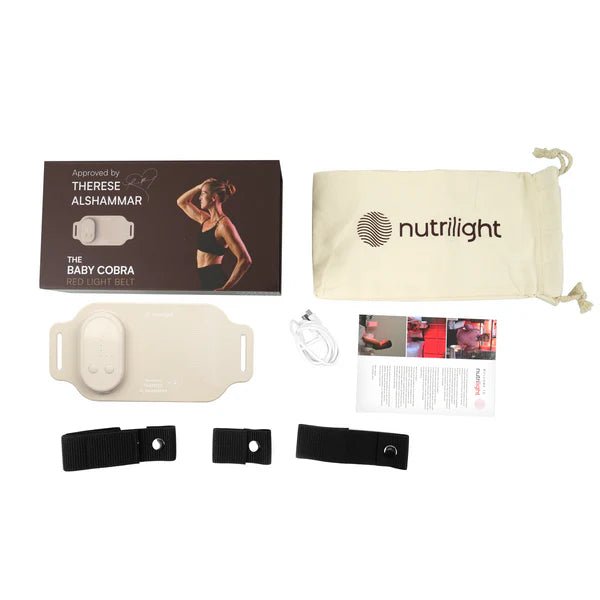 Rödljusterapi - The Baby Cobra Rödljusbälte 5WPortabla produkterNutrilightNorthern RecoverySvartRödljusterapi - The Baby Cobra Rödljusbälte 5W